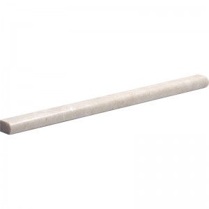 Crema Marfil 1/2x12 Pencil Liner Trim Molding Polished